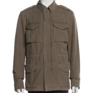 All Saints Pearce Utility/Military/Cargo Jacket 100% Cotton, Size Medium